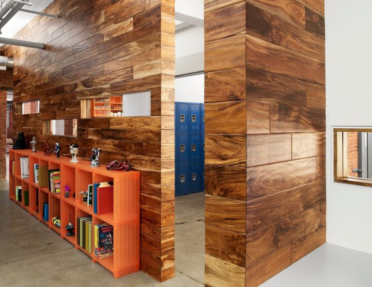 thelab orange bookcase